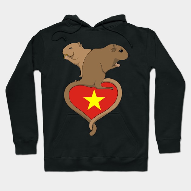 Gerbil Vietnam (light) Hoodie by RampArt